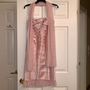 Light Pink Satin Dress